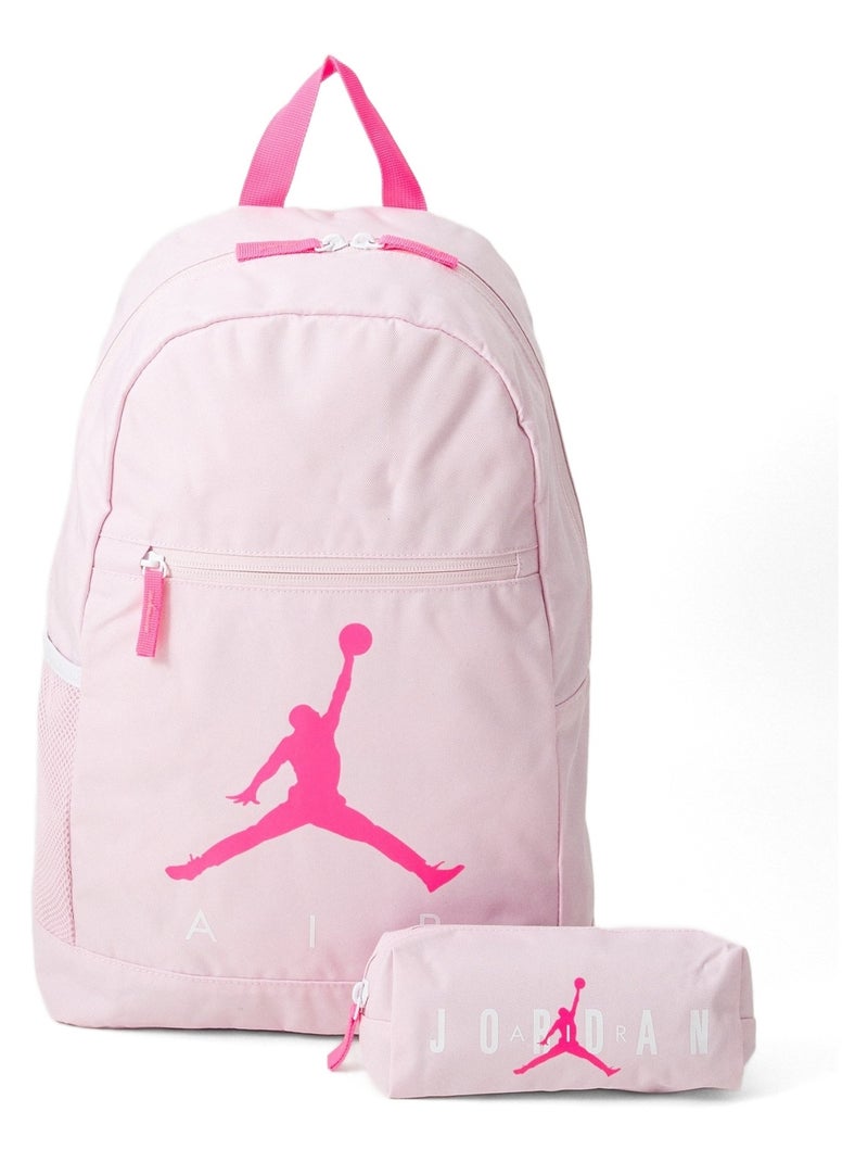 Sac à dos Jordan à zip Rose - Kiabi