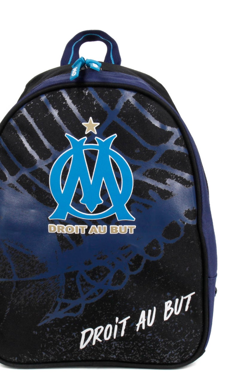 Sac À Dos Junior 32cm 1 Compartiment Olympique De Marseille Noir - Kiabi