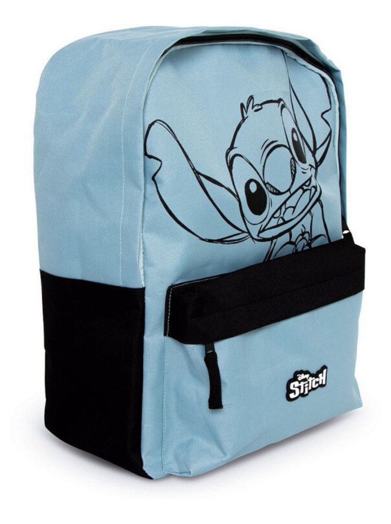 Sac à dos Junior 42x33x15 cm - Stitch (Lilo & Stitch) Bleu - Kiabi