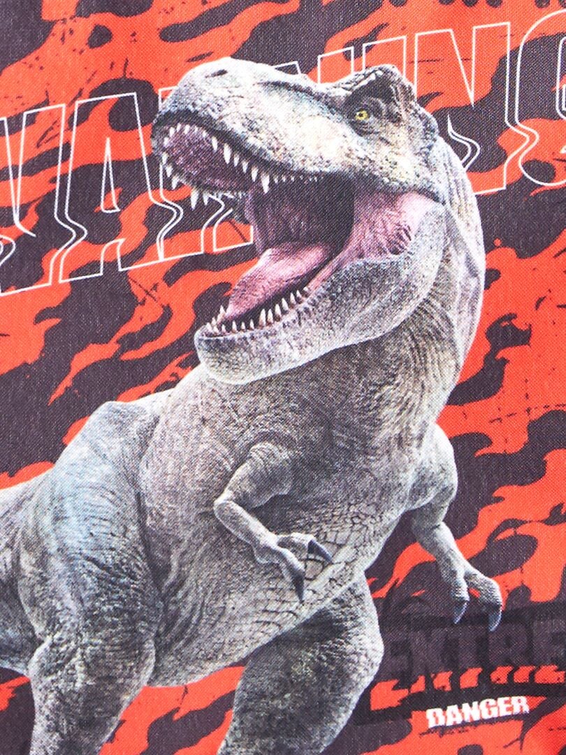 Sac à dos 'Jurassic World' Noir/rouge - Kiabi