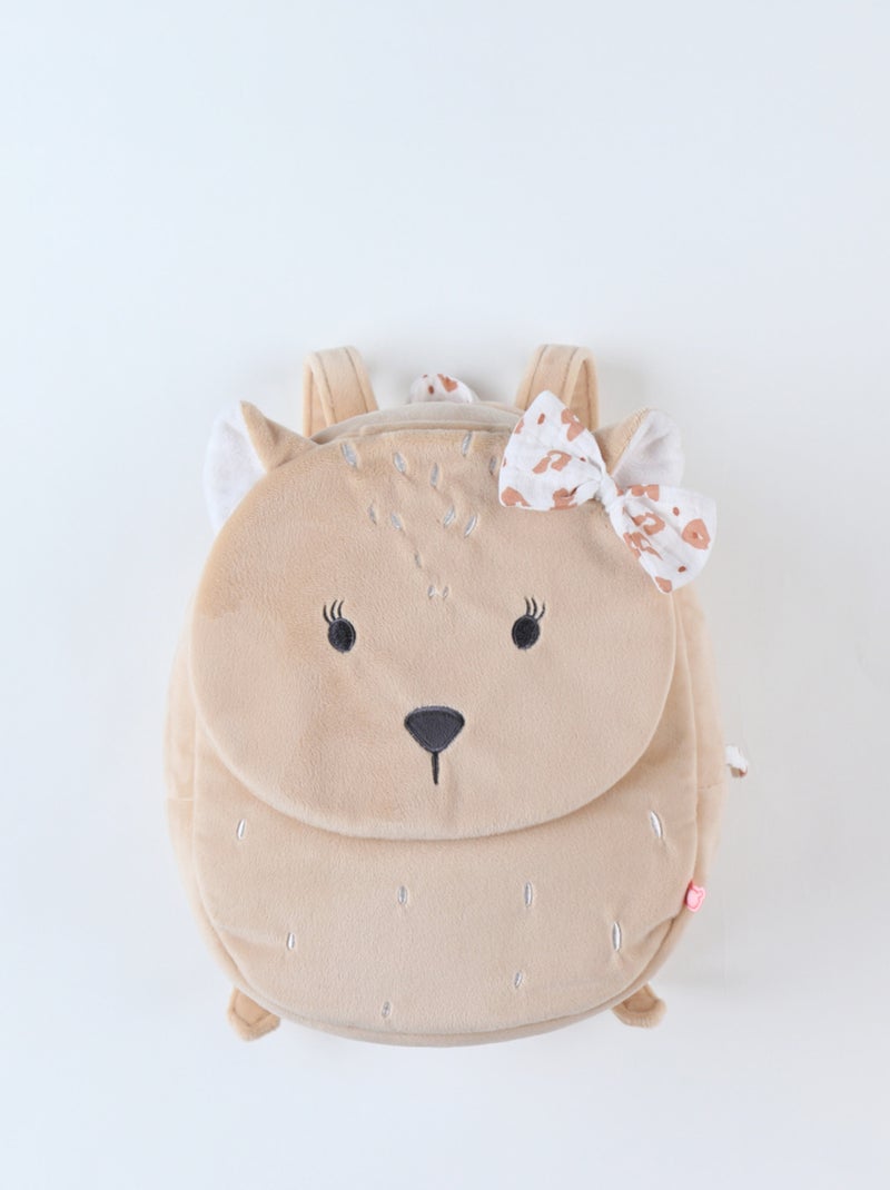 Sac à dos Kendi en Veloudoux, Noukie's Beige - Kiabi