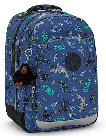Sac à dos kipling class room 43 cm undersea party avec compartiment 15