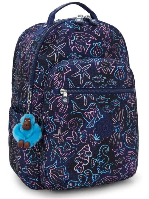 Sac à Dos Kipling Seoul College Extra Disco Fish 44 CM - Poche pour ordinateur - Kiabi