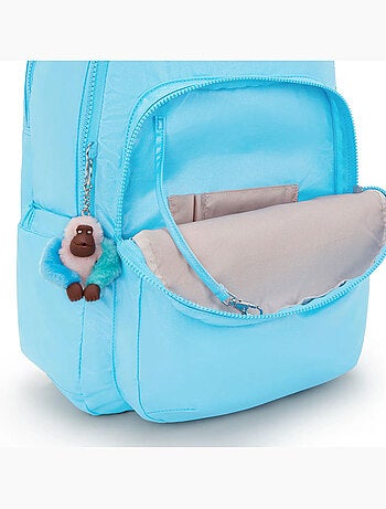 Sac à Dos Kipling Seoul Lap Sea Blue 44 CM - avec compartiment pour ordinateur