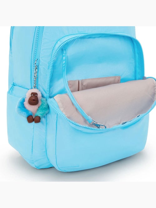 Sac à Dos Kipling Seoul Lap Sea Blue 44 CM - avec compartiment pour ordinateur - Kiabi Sac à Dos Kipling Seoul Lap Sea Blue 44 CM - avec compartiment pour ordinateur - Kiabi