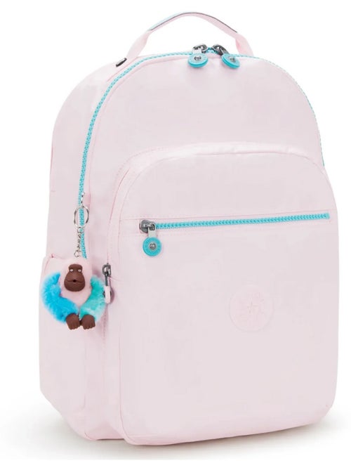 Sac à Dos Kipling Seoul Lap Sea Pink 44 CM - avec compartiment pour ordinateur - Kiabi