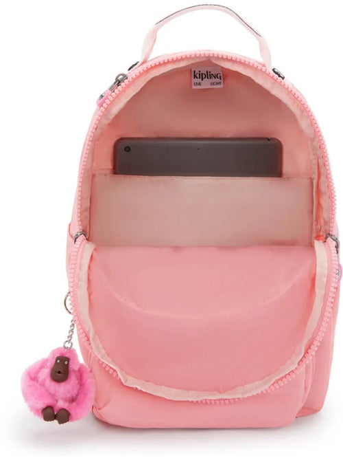Sac à Dos Kipling Seoul S Coral Sea 35 CM - avec poche protectrice pour tablette - Kiabi Sac à Dos Kipling Seoul S Coral Sea 35 CM - avec poche protectrice pour tablette - Kiabi