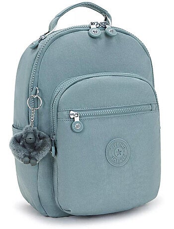 Sac à Dos Kipling Seoul S Relaxed Grey 35 CM - avec poche protectrice pour tablette