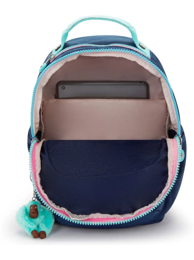Sac à Dos Kipling Seoul S Resort Navy 35 CM - avec poche protectrice pour tablette Bleu Rose - Kiabi