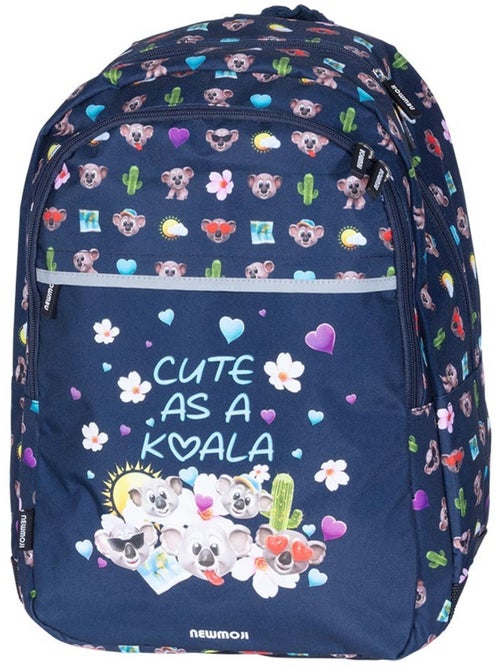 Sac à dos koala NEWMOJI 43 cm avec 2 compartiments zippés - Kiabi Sac à dos koala NEWMOJI 43 cm avec 2 compartiments zippés - Kiabi