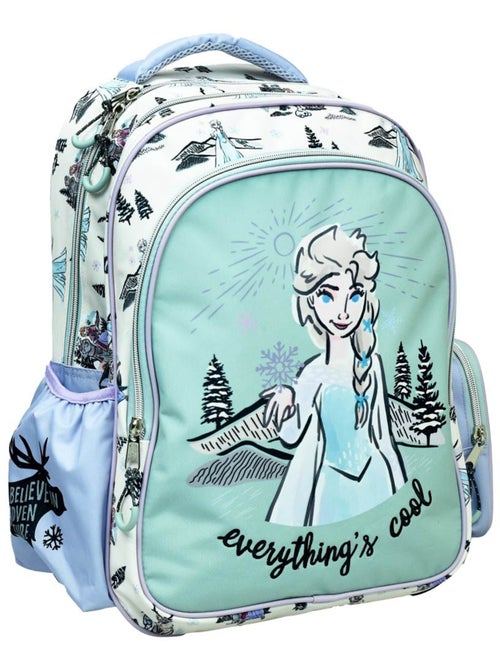 Sac à dos La Reine des Neiges Elsa Everything's Cool 43 CM - Kiabi