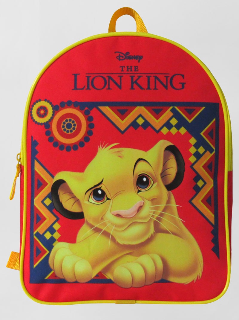 Sac à dos 'Le Roi Lion' rouge - Kiabi