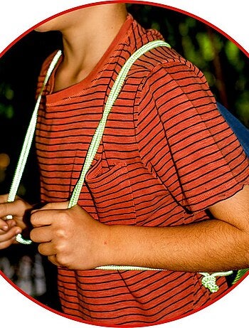 Sac à dos léger Nature Zoom – Bleu vert