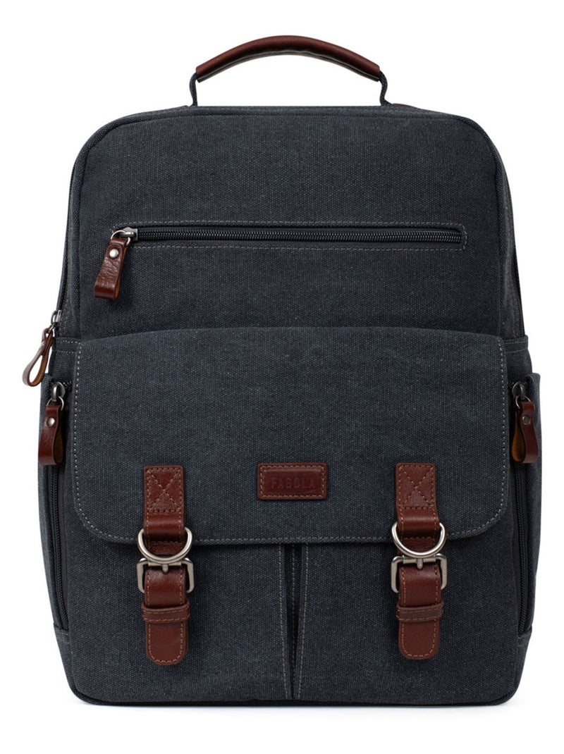 Sac à dos Léo - 13" & A4 Bleu marine - Kiabi