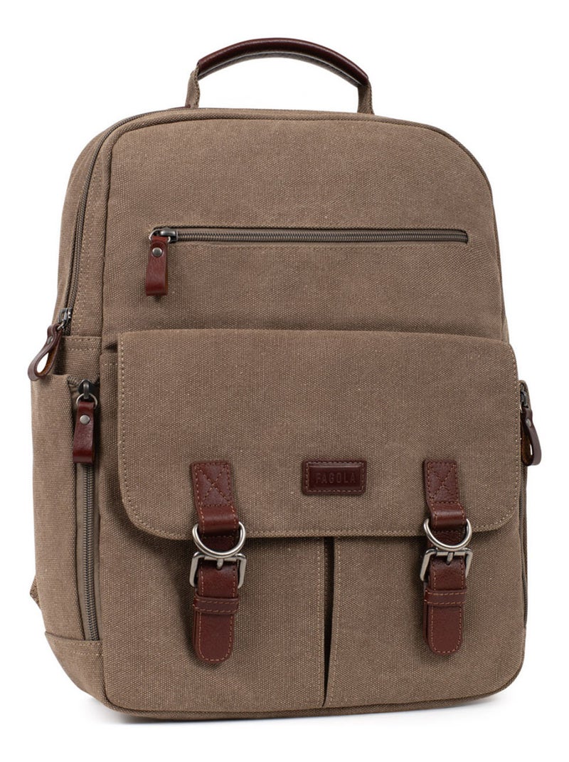 Sac à dos  léo | fagola Taupe - Kiabi