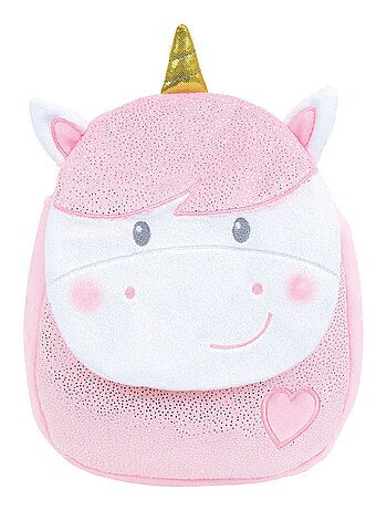 sac à dos Licorne en Peluche 3D - Hauteur 23 cm