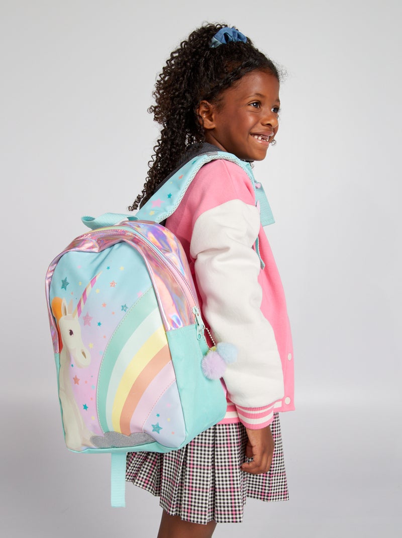Sac à dos 'Licorne' multicolore - Kiabi