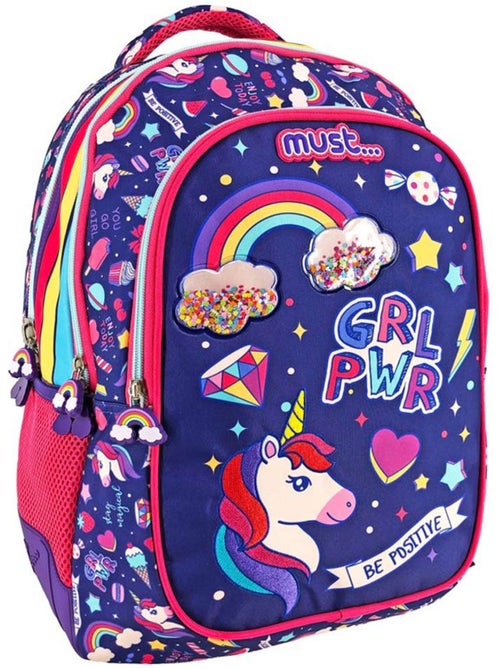 Sac à dos licorne polyester imprimé - Kiabi Sac à dos licorne polyester imprimé - Kiabi