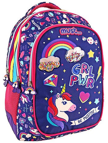 Sac à dos licorne polyester imprimé La boutique des toons