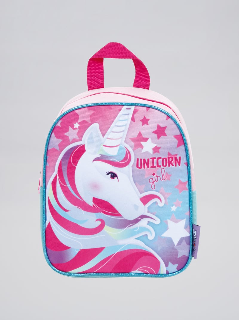Sac à dos 'licorne' rose - Kiabi