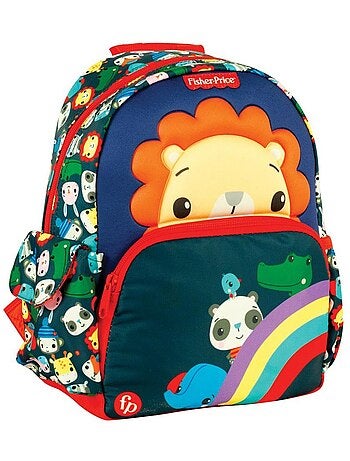 Sac à dos 'Lion' pour maternelle 30 cm – Animaux à fermeture zippée Fisher-Price
