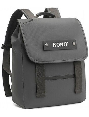 Sac à dos loisir vintage imperméable compartiment pc 34x11x40 cm - kono