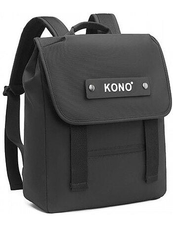 Sac à dos loisir vintage imperméable compartiment pc 34x11x40 cm - kono