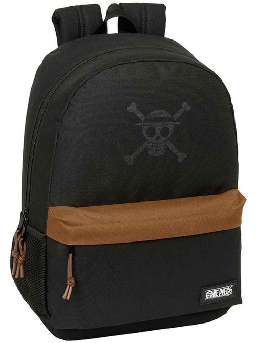 Sac à dos manga One Piece crâne et os croisés 19 L 46x30x14 cm compatible chariot - Kiabi Sac à dos manga One Piece crâne et os croisés 19 L 46x30x14 cm compatible chariot - Kiabi