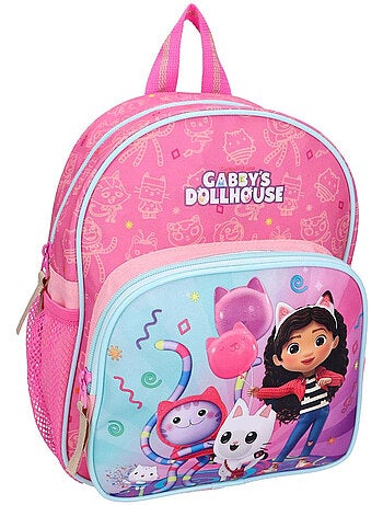 Sac à dos maternelle 29 cm 'Gabby's Dollhouse' zippé 2 poches