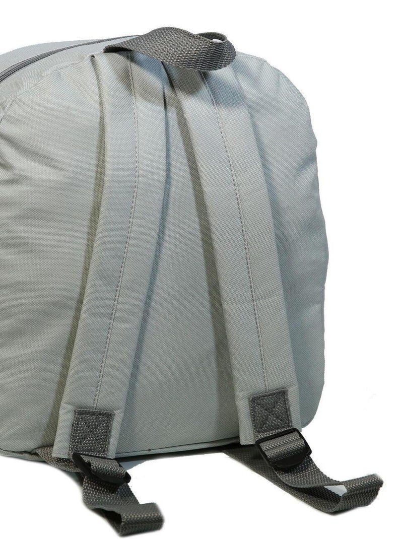 Sac à dos maternelle 31 cm avec poche Star Wars / The Mandalorian Baby Yoda Gris Bagtrotter Gris - Kiabi