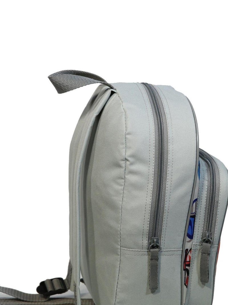 Sac à dos maternelle 31 cm avec poche Star Wars / The Mandalorian Baby Yoda Gris Bagtrotter Gris - Kiabi