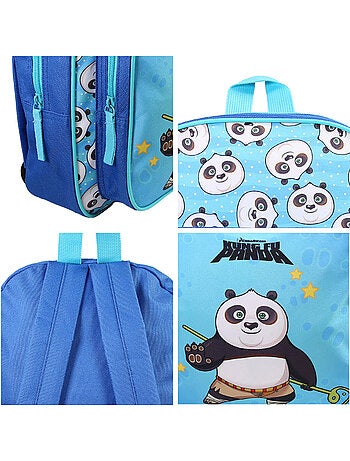 Sac à dos maternelle 31 cm bleu Kung Fu Panda - Bagtrotter