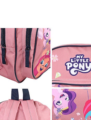 Sac à dos maternelle 31 cm rose My Little Pony - Bagtrotter