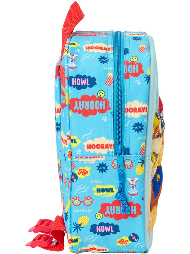 Sac à dos maternelle 3D en tissu synthétique Pat Patrouille Bleu Multicolore Bleu - Kiabi