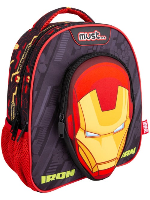 Sac à Dos Maternelle 3D Iron Man Avengers 31 CM - Kiabi