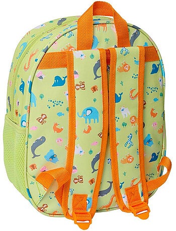 Sac à dos maternelle 3D lion et savane CMP imprimé relief 33 x 27 x 10 cm