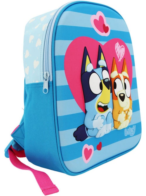 Sac à dos maternelle 3D moulé cœur Bluey - Kiabi