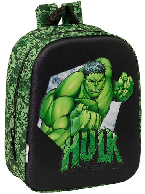 Sac à dos maternelle 3D semi-rigide Hulk Avengers - Kiabi