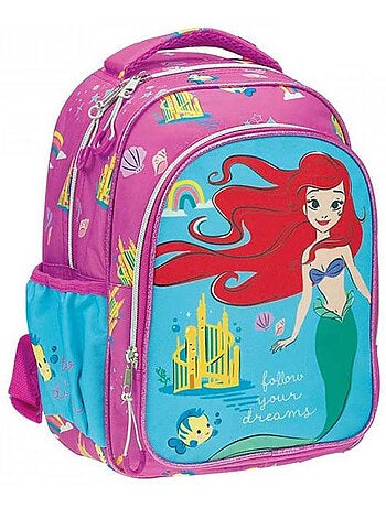 Sac à dos maternelle Ariel Disney Princess Follow your Dreams 30 CM