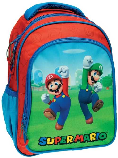 Sac à dos maternelle aspect polyester Super Mario - Kiabi