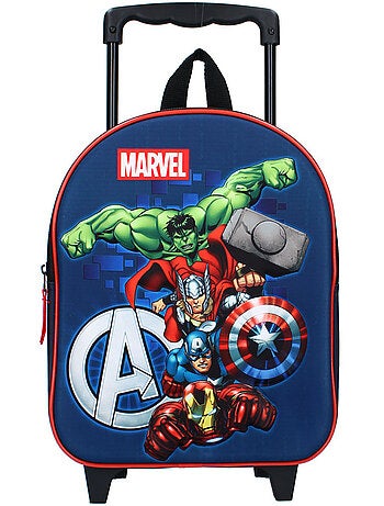 Sac à Dos Maternelle avec Roulettes Avengers Marvel 32 CM - Trolley enfant