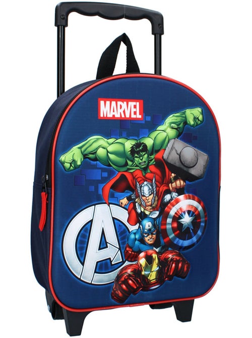 Sac à Dos Maternelle avec Roulettes Avengers Marvel 32 CM - Trolley enfant - Kiabi Sac à Dos Maternelle avec Roulettes Avengers Marvel 32 CM - Trolley enfant - Kiabi