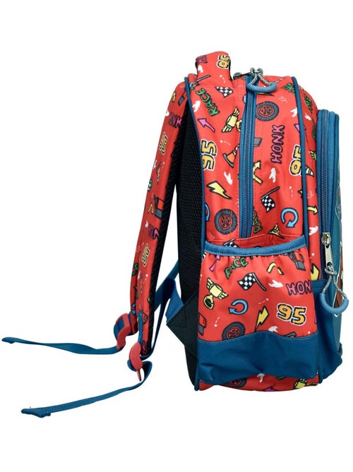 Sac à dos maternelle Cars motif course en tissu résistant - Kiabi