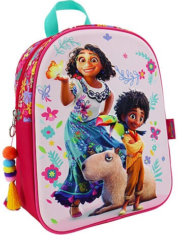 Sac à dos maternelle Disney Encanto imprimé fleurs 3D