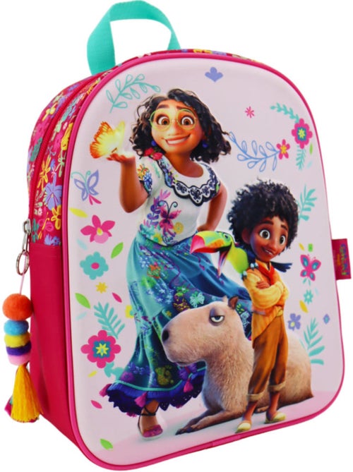 Sac à dos maternelle Disney Encanto imprimé fleurs 3D - Kiabi