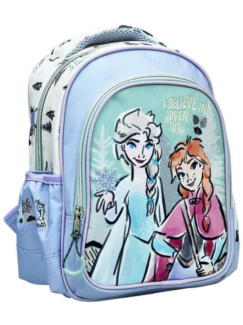 Sac à dos maternelle Elsa et Anna de la Reine des Neiges 30 CM - Kiabi