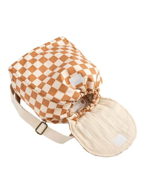 Sac à dos maternelle en coton imprimé damier - SAUTHON - Kiabi