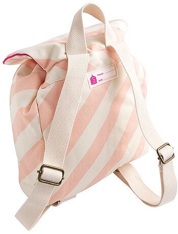 Sac à dos maternelle en coton rayé - SAUTHON