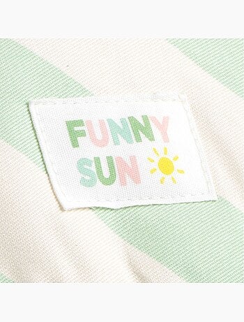 Sac à dos maternelle en coton rayé - SAUTHON