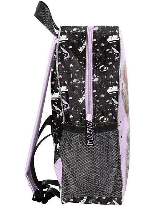 Sac à dos maternelle en polyester motif chat 3D Meow - Kiabi Sac à dos maternelle en polyester motif chat 3D Meow - Kiabi